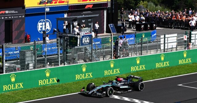 Russell claims ‘awesome’ one-stop win in Mercedes one-two triumph