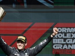 ‘Tire whisperer’ Russell holds off Hamilton for Mercedes 1-2 in Belgium but faces car weight inquiry