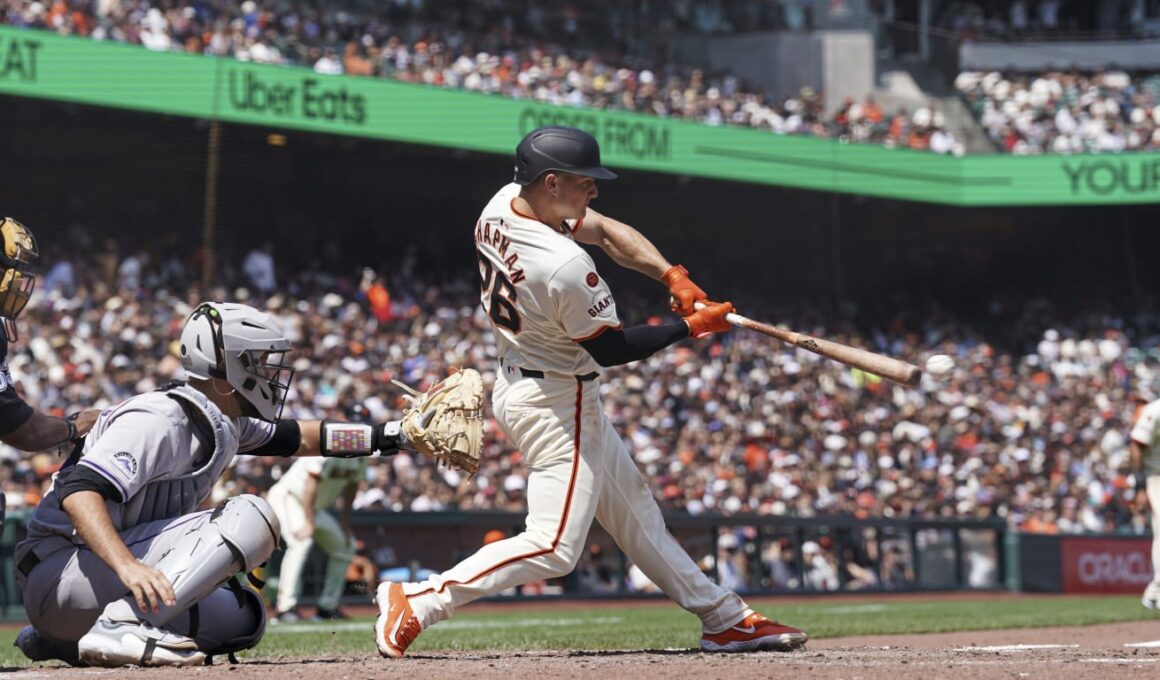 Surging Giants finish off 4-game sweep of RockiesSurging Giants finish off 4-game sweep of Rockies