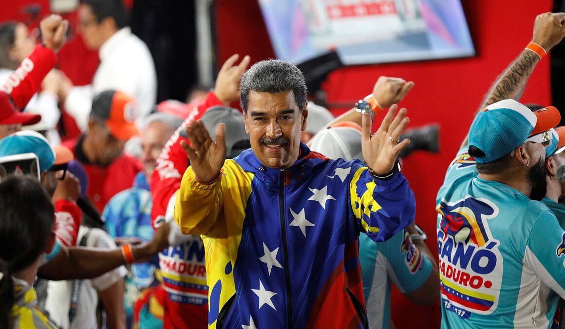 Nicolas Maduro is declared winner of Venezuela’s presidential election after warning of ‘bloodbath’ if he lost – but US, Costa Rica and Chile condemn ‘fraudulent’ vote