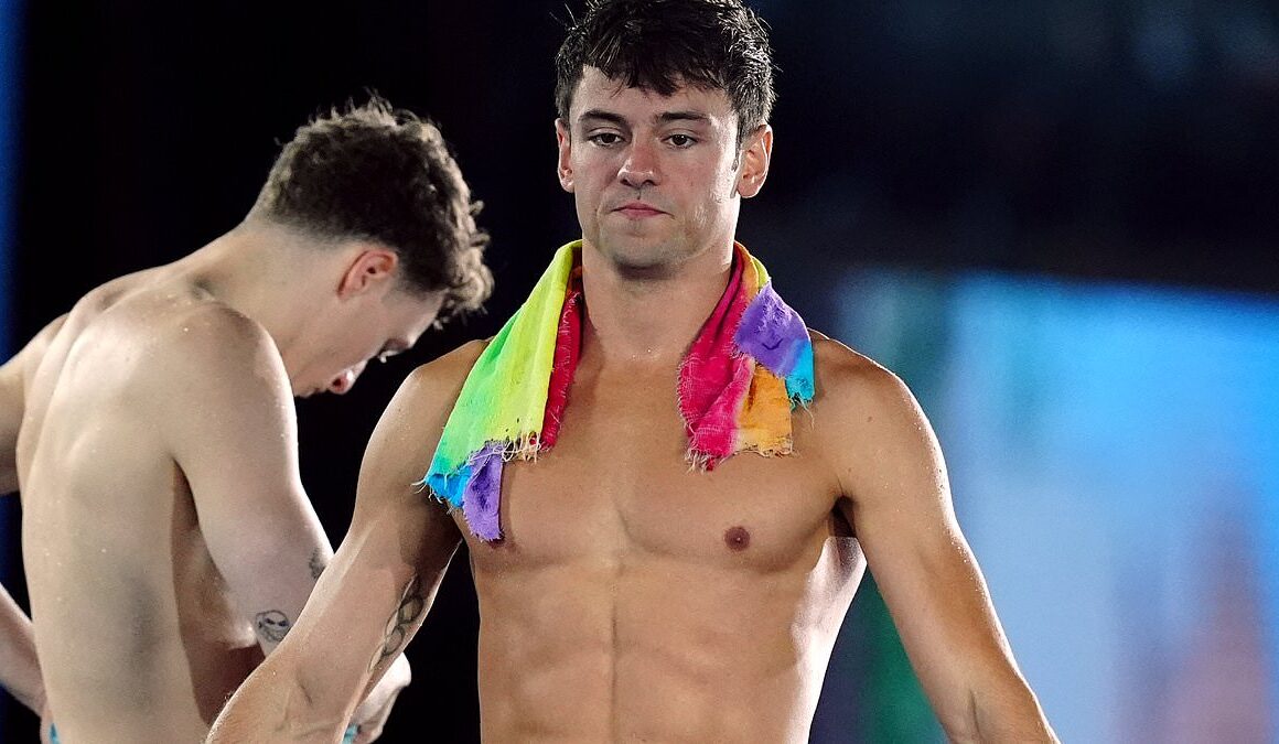 ‘It’s for them’: Tom Daley looks back on his incredible Olympic career as he prepares for his last competition today, remembering his late father’s sacrifices and how he chose to return to the Games after his son said ‘Papa, I want to see you dive’