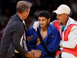 Tajikistani judoka refuses to shake hands with Israeli opponent at Paris Olympics, later withdraws over injury