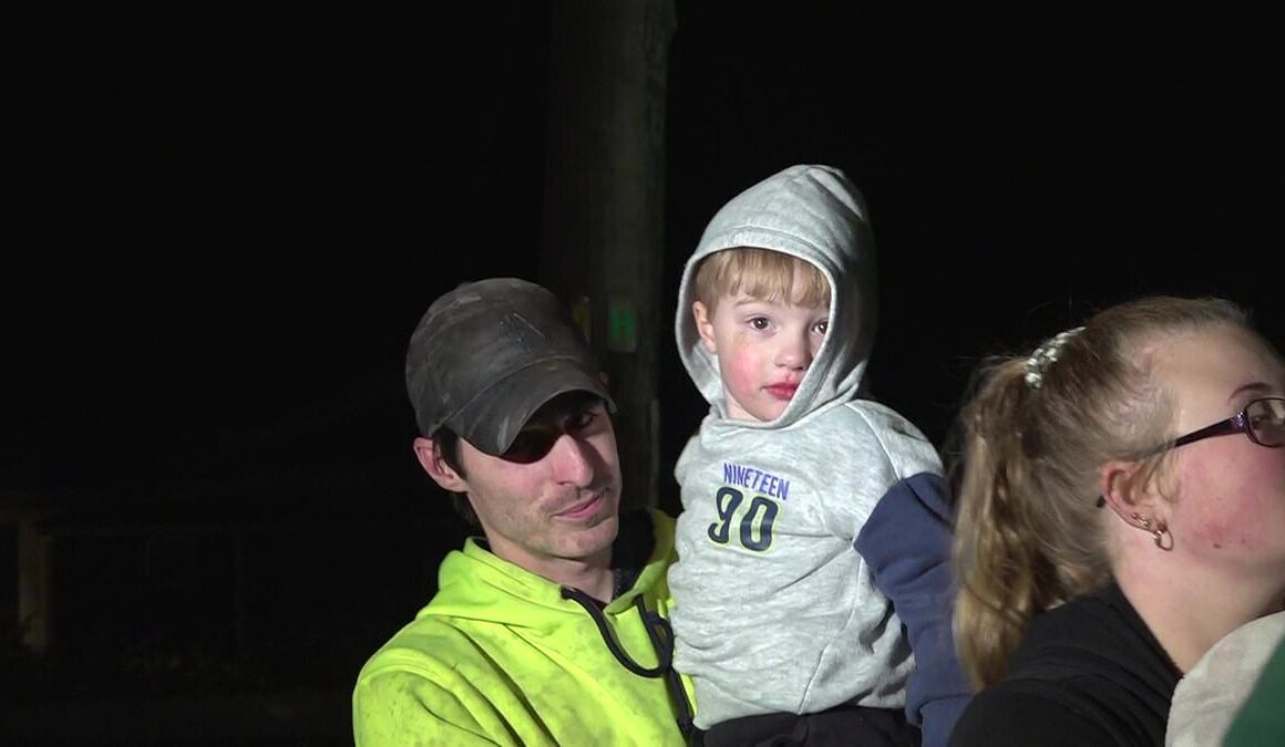 Xavier Death search: Emotional scenes as a missing little boy is reunited with his relieved parents in Riverstone, Sydney