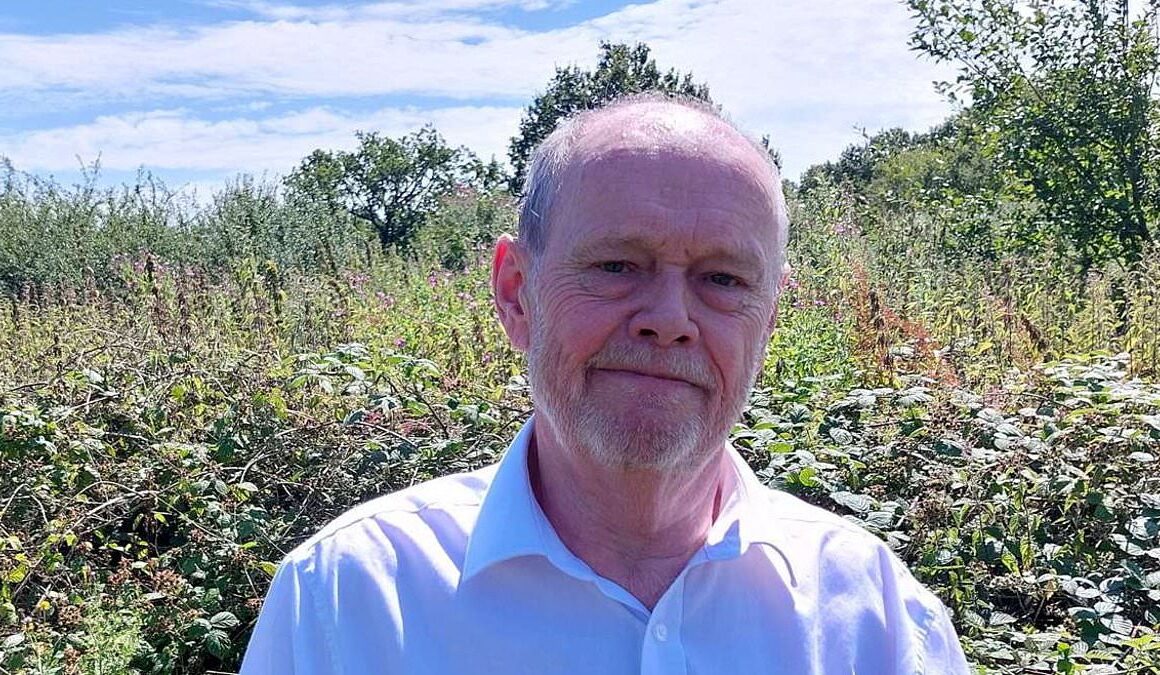 Pensioner, 75, goes to war with his leafy village neighbours in bid to build Grand Designs-style eco-house to move his wife into after she leaves her care home