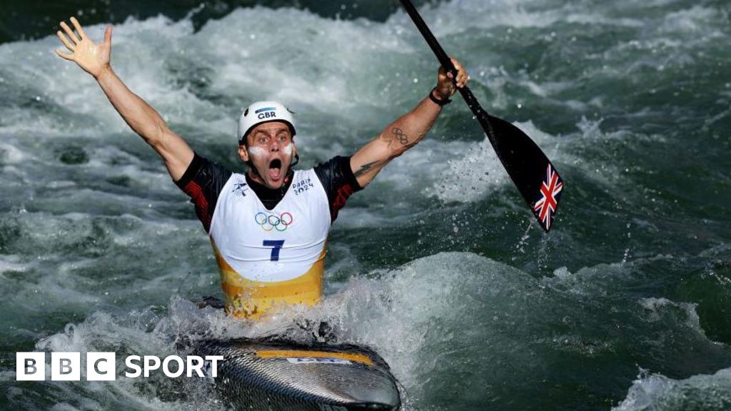 Great Britain’s Burgess wins canoe slalom silver