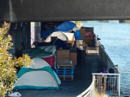 Progressive lawmaker in hellhole city forces pedestrians to cross eight-lane highway because she’s ‘too work-shy’ to clear homeless encampments blocking riverside path