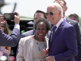 Biden, 81, says Speaker Mike Johnson is ‘dead on arrival’ in bizarre comment … after awkward meeting with first Democrat to demand he drop out