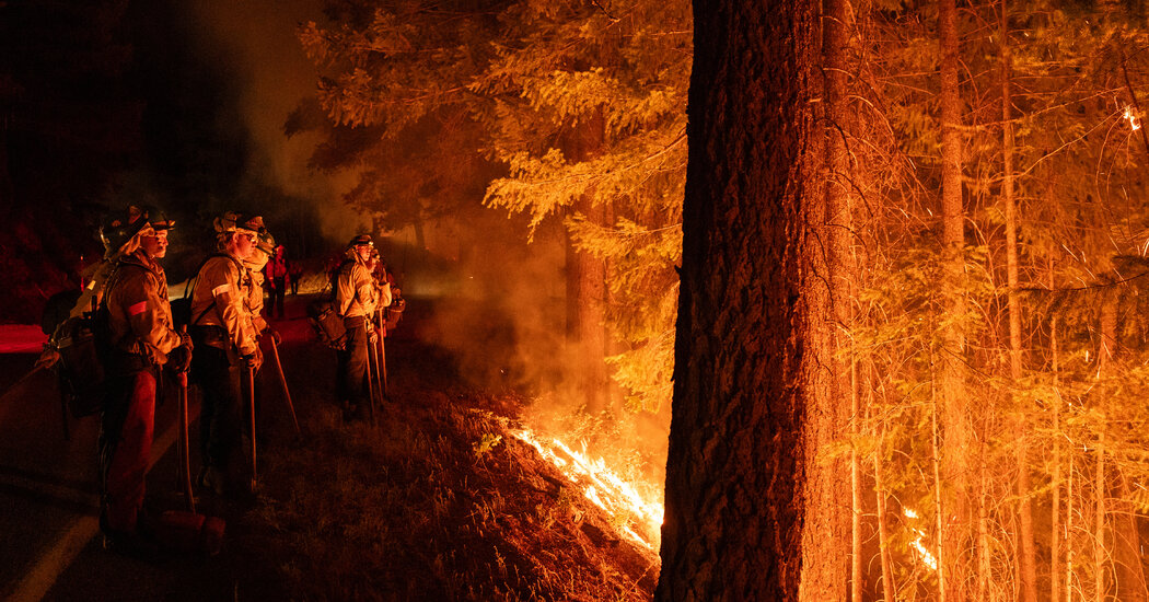 Photos of the California Park Fire