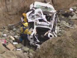 Three soldiers are killed as their car plummets 400ft down Devil’s Slide in California