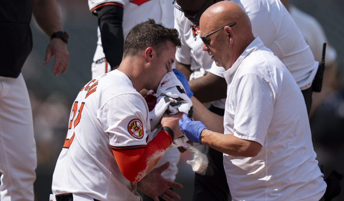 ‘Incredibly tough’ McCann stays in game after taking fastball to the face’Incredibly tough’ McCann stays in game after taking fastball to the face