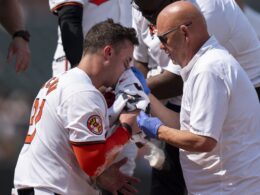 ‘Incredibly tough’ McCann stays in game after taking fastball to the face’Incredibly tough’ McCann stays in game after taking fastball to the face