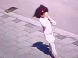 Girl, six, seen on CCTV playing alone in her pyjamas before she went missing along banks of the Thames is found safe and well