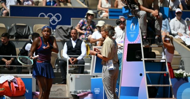 Tearful Gauff calls for video replays after stormy Olympic exit