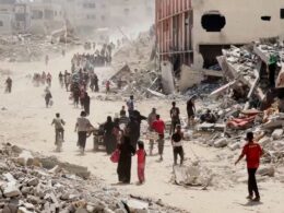 ‘The destruction is massive’: Khan Younis residents return to rubble after Israeli military withdraws