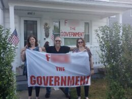 EXCLUSIVEFormer marine hails free speech victory over the 8ft sign on his porch with an audacious message to the government