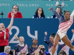 Live updates: Simone Biles and Team USA take gold in Olympics gymnastics finals