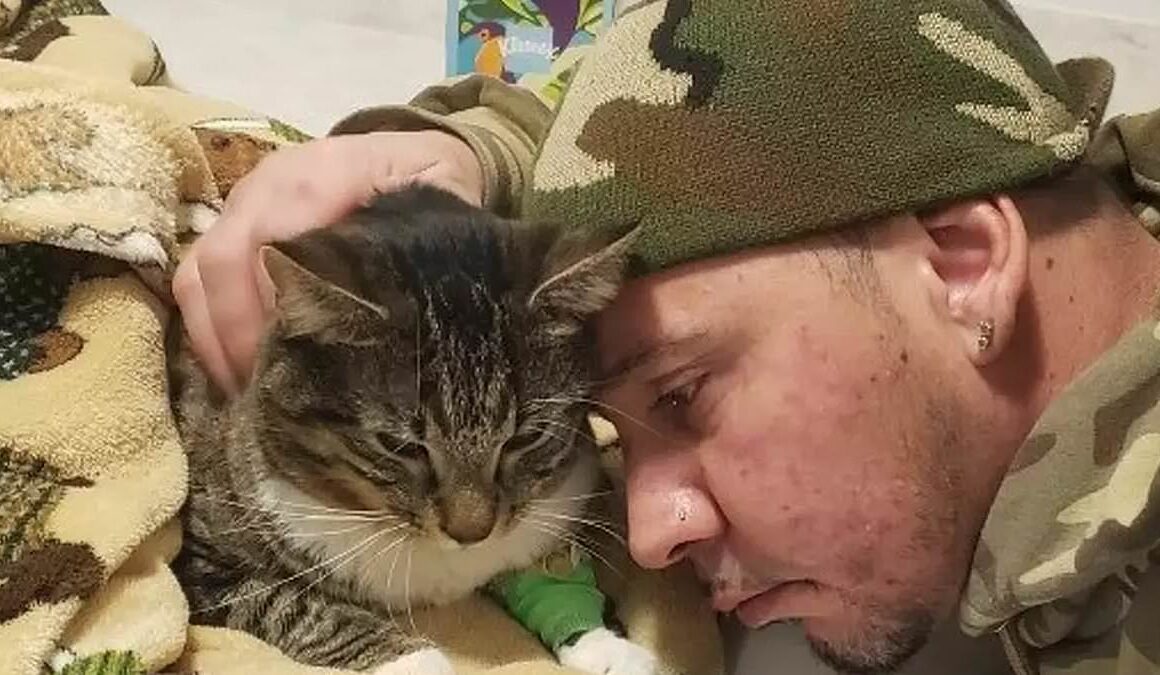 Connecticut man is seriously-ill in hospital after trying to rescue VERY dangerous animal he spotted lying in the middle of the road