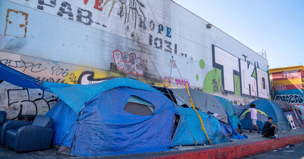 Los Angeles Says It Will Not Join Newsom’s Push to Clear Encampments