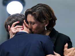 President Macron causes a stir with provocative embrace with sport minister at Olympics: ‘Ooh la la’