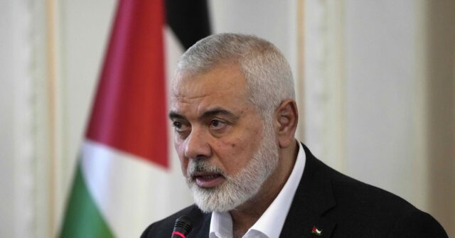 Report: Hamas Political Chief Ismail Haniyeh Killed in Tehran