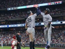 Chisholm’s second straight 2-homer game helps Yanks top Phils 7-6 in 12 innings for 4th straight win