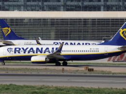 Ryanair passenger describes acting as ‘airline security’ on horror UK flight to Lanzarote when 6ft 3ins man ‘went bananas’ calling his sobbing girlfriend a ‘w***e’ while friends gave her vodka ‘to calm her down’