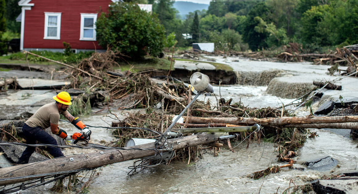 More flooding hits Vermont with washed-out roads, smashed vehicles and destroyed homes