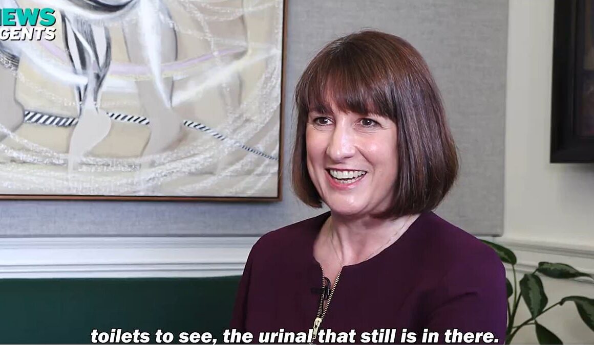 Rachel Reeves reveals she CAN’T remove the antique urinal from the Chancellor’s private bathroom in the Treasury