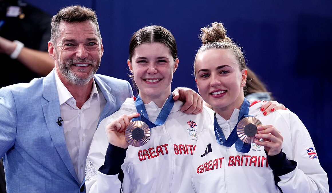 Making a splash! How sensational Olympic bronze medal winner Andrea Spendolini-Sirieix and her food show father Fred became TV and sport’s most famous family