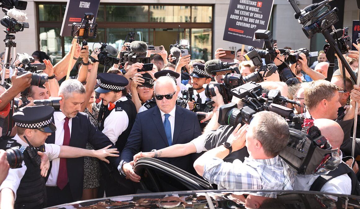 From signing new three-year deal with the BBC after being lauded for his coverage of the Queen’s death to admitting making indecent images of children: Timeline reveals Huw Edwards’ extraordinary fall from grace