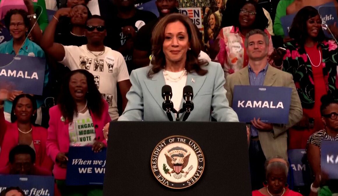 Trump calls Kamala a ‘weird person’ and slams her over the pronouns she goes by