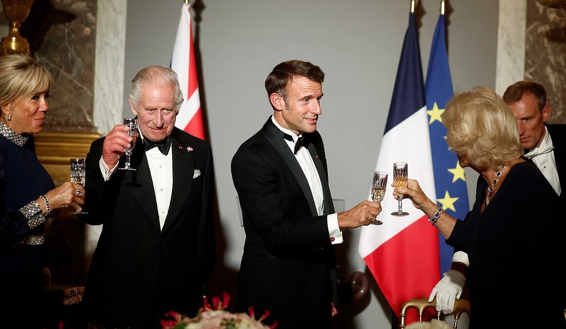 Emmanuel Macron cost the French state €500,000 when he rolled out the red carpet for King Charles and Queen Camilla last year – including €40,000 on wine alone