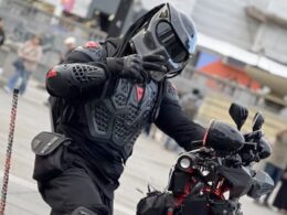 Fury of driver dressed as sci-fi character Predator as police seize £15,000 customised e-scooter in roads crackdown