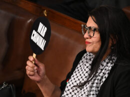 Rashida Tlaib’s ‘War Criminal’ Sign Amid Netanyahu Address Raises Eyebrows