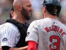 Tempers flare as Red Sox, Rockies benches clearTempers flare as Red Sox, Rockies benches clear