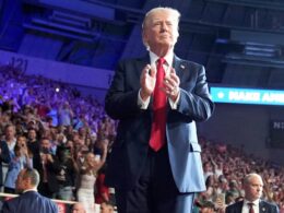 Trump turns his focus to Harris at his first rally after Biden’s exit from the 2024 race