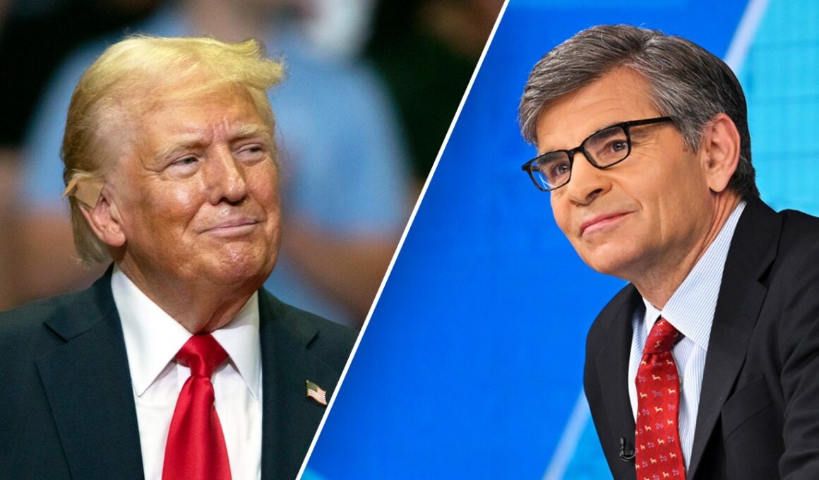 Trump’s defamation lawsuit against ABC, George Stephanopoulos can move forward, judge rules