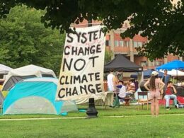 Woke students’ bizarre reaction after TV show films fictional protest tent encampment on NYC campus