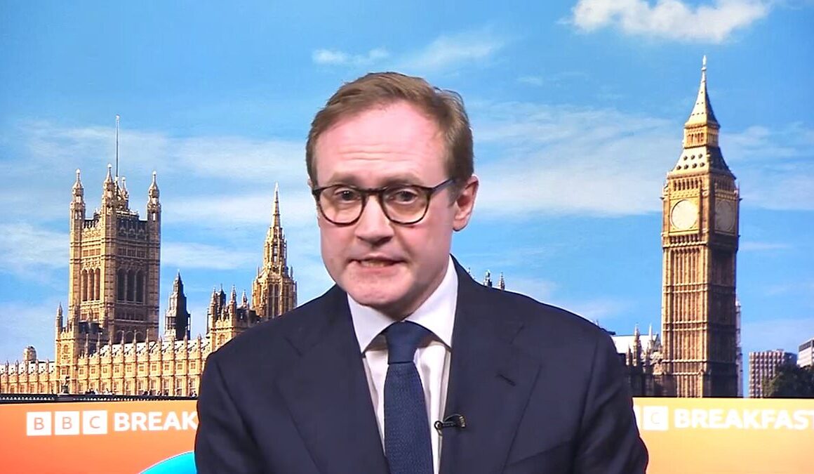 And then there were seven…. Tory hopeful Tom Tugendhat says he is prepared to leave the ECHR as Priti Patel, James Cleverly, Kemi Badenoch, Robert Jenrick, Mel Stride and Suella Braverman circle – but Victoria Atkins drops out 