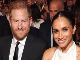 Meghan Markle unlikely to join Prince Harry for ‘olive branch trip’ to reconnect with his family because she has ‘too much on her plate’ and ‘fears being heckled in public’, magazine reports