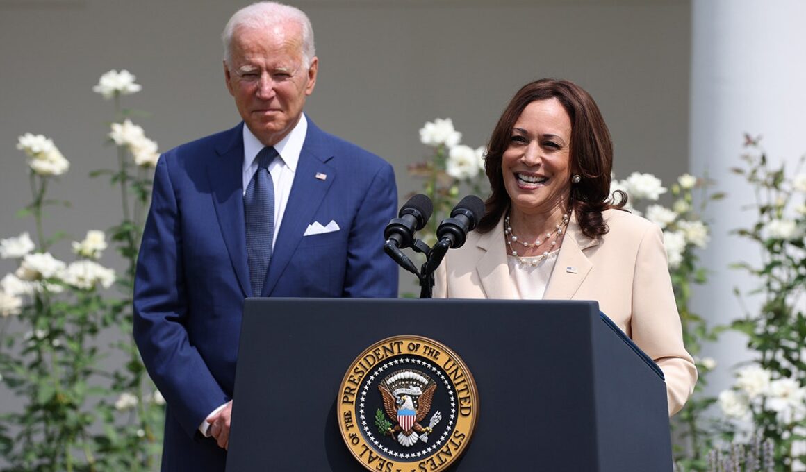 Harris won’t say when she first learned Biden was dropping out of presidential race