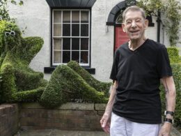 I cut the hedge outside my home into the shape of a naked lady – but drunk people keep pretending to have sex with it