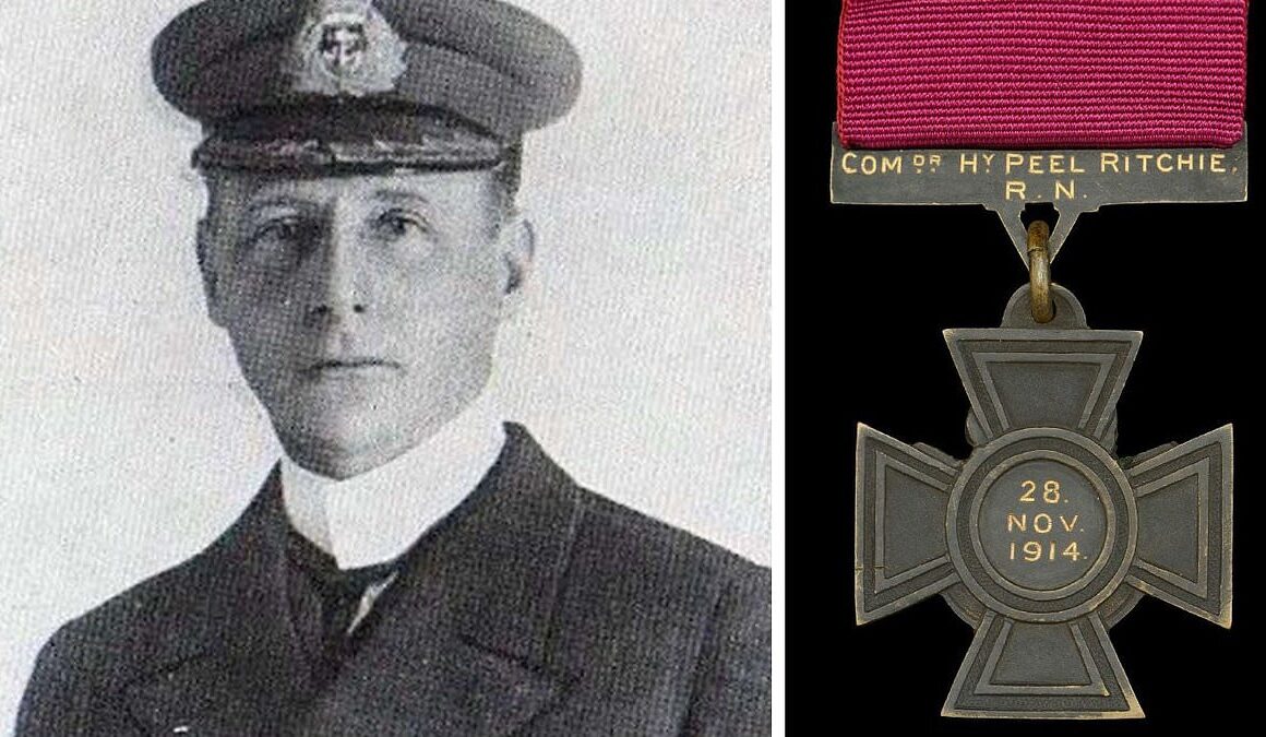 Salute to captain courage, the Royal Navy VC hero who refused to give up despite being hit eight times in a ‘hail’ of gunfire