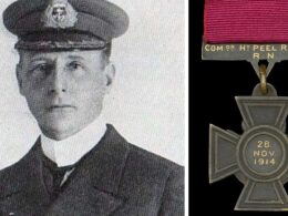 Salute to captain courage, the Royal Navy VC hero who refused to give up despite being hit eight times in a ‘hail’ of gunfire