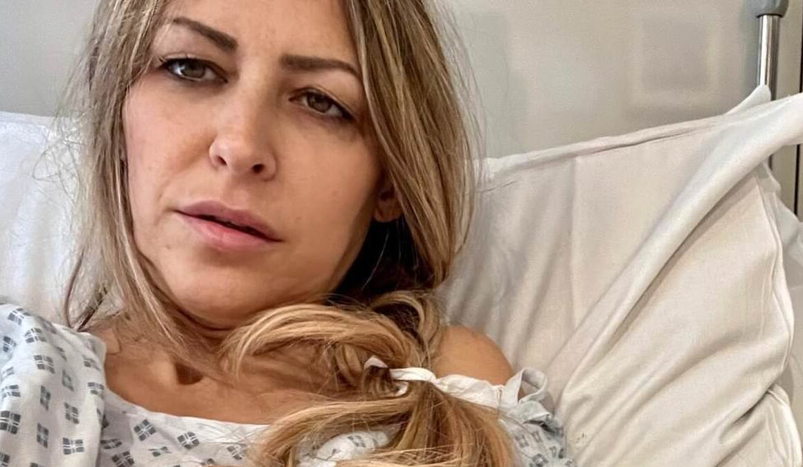 Single mother, 44, diagnosed with two rare cancers just six weeks apart had to have six organs removed – including her ovaries, uterus and cervix