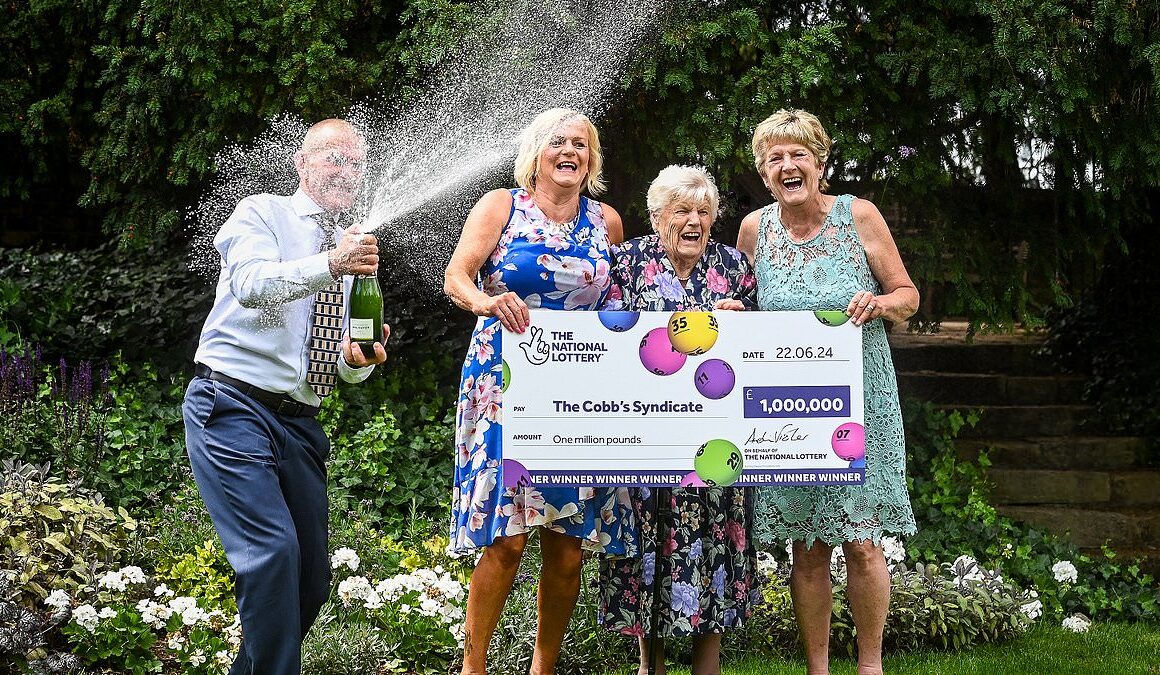 Family’s lottery syndicate pays off after 30 years: Mother and three children who have played the same numbers since 1994 scoop £1m jackpot