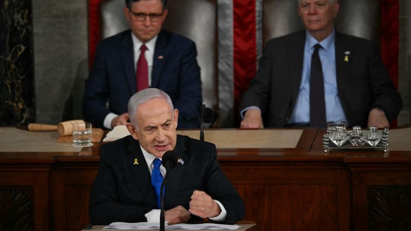 Families of hostages held in Gaza slam Netanyahu for leaving ceasefire deal out of Congress speech