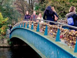 Health and safety mad council to melt down thousands of ‘love locks’ placed on famous bridge over fears walkers could ‘cut themselves’ on padlocks