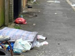 Fly tippers fill town’s streets with rubbish just weeks after council cleared away 34 tons of filth including mattresses, sofas and fridges