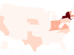 Map Shows States That Have Produced the Most VPs